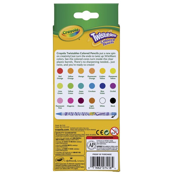 TwistablesÂ® Colored Pencils, PK54